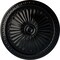 Ekena Millwork Alexa Ceiling Medallion (Fits Canopies up to 3"), Hand-Painted Jet Black, 15"OD x 1 3/4"P CM14AXBLF - alternate 1